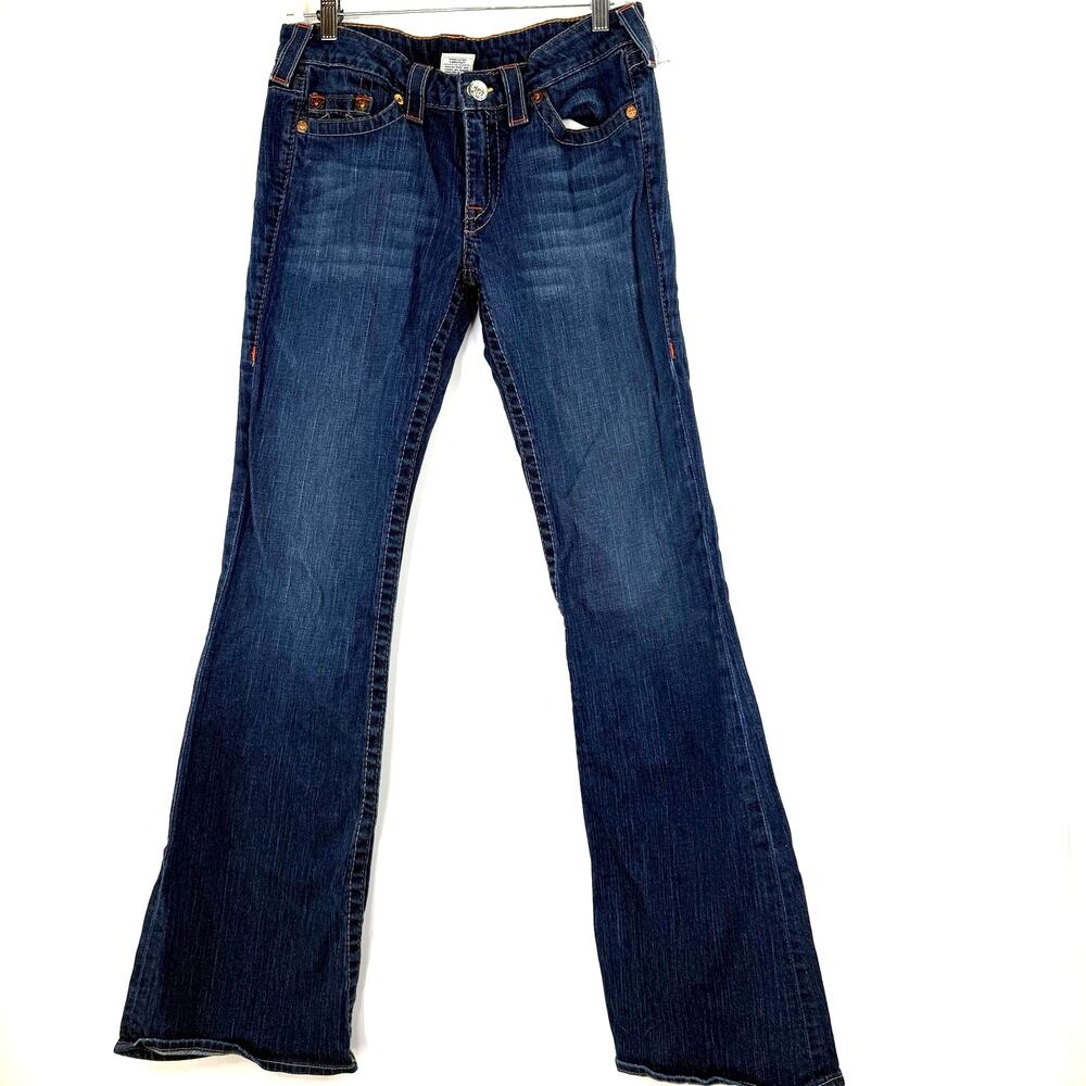 True Religion Women's Bobby Long Flare Jeans Size 31 x 34